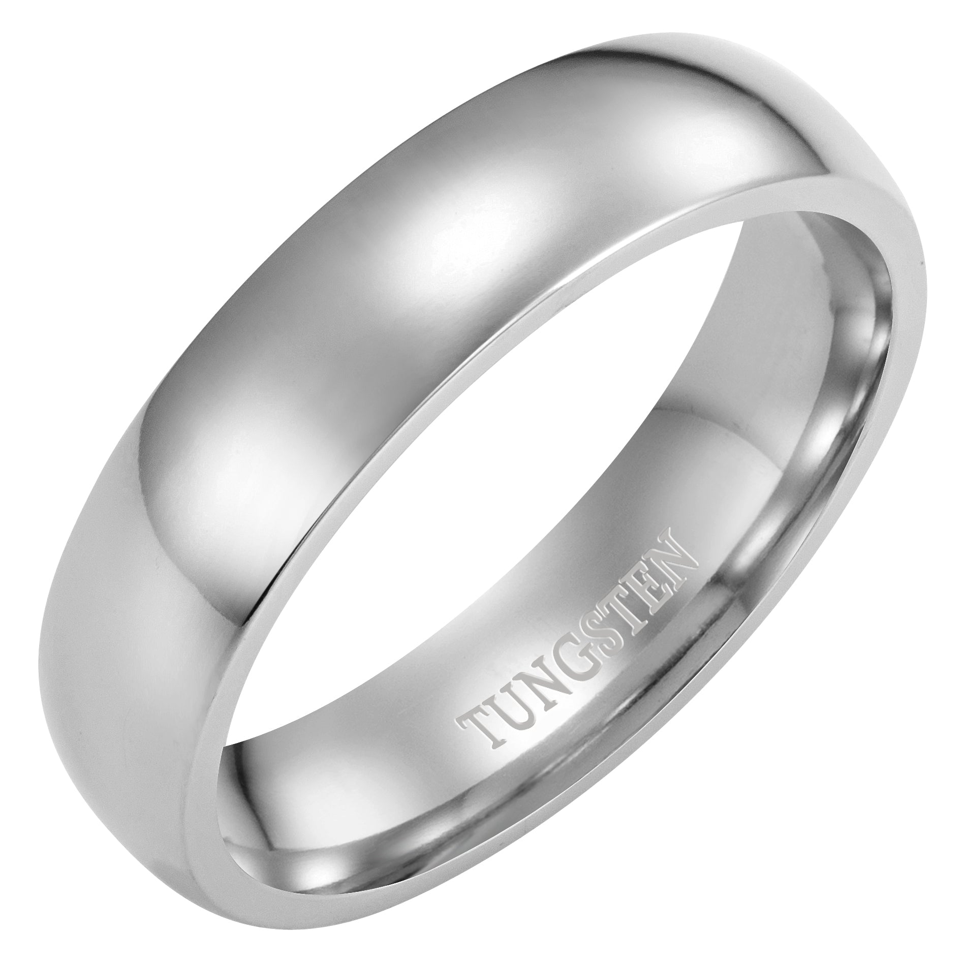 Mens Tungsten Ring 6mm