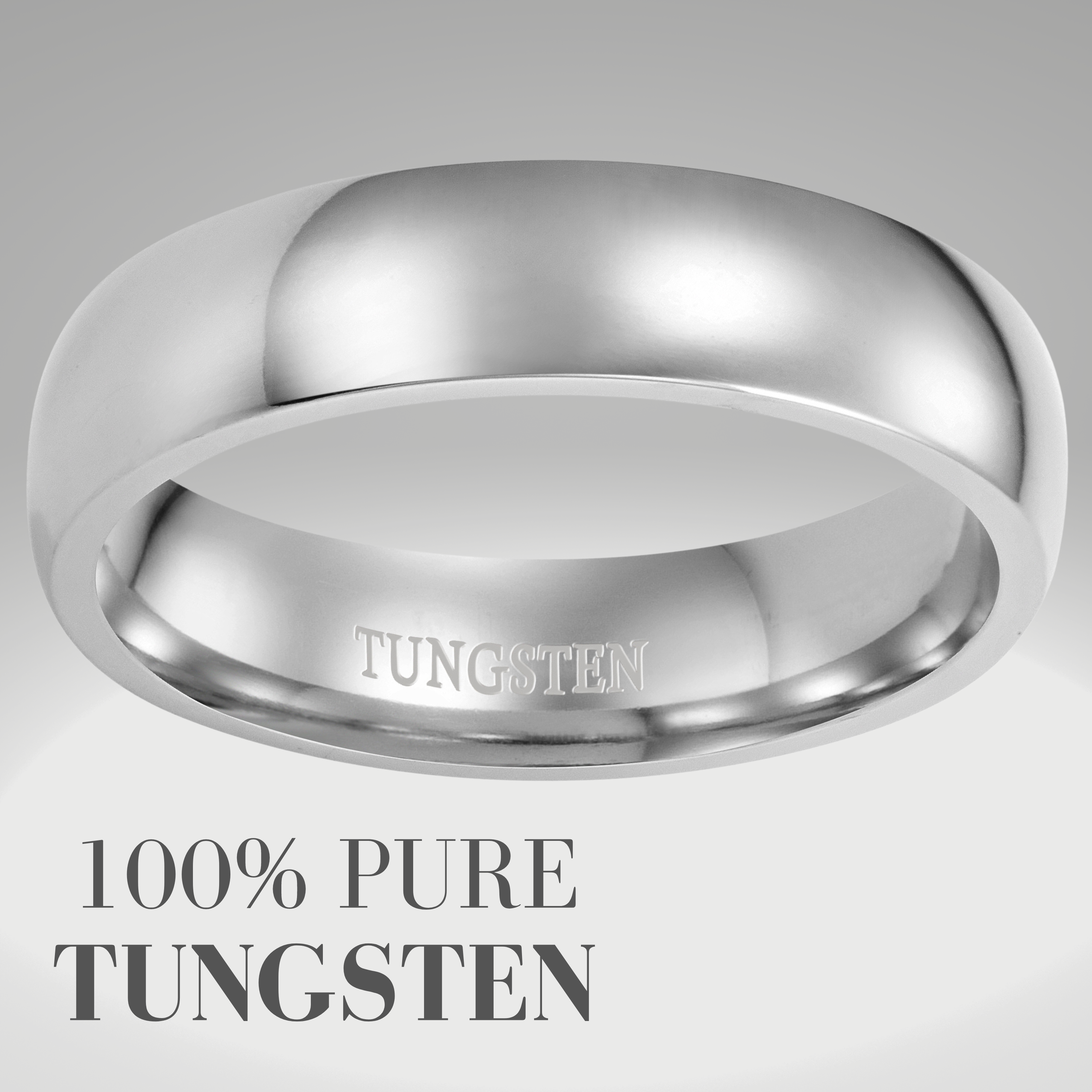 Mens Tungsten Ring 6mm