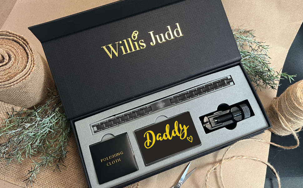 Daddy Bracelet Etched Love You Daddy by Willis Judd