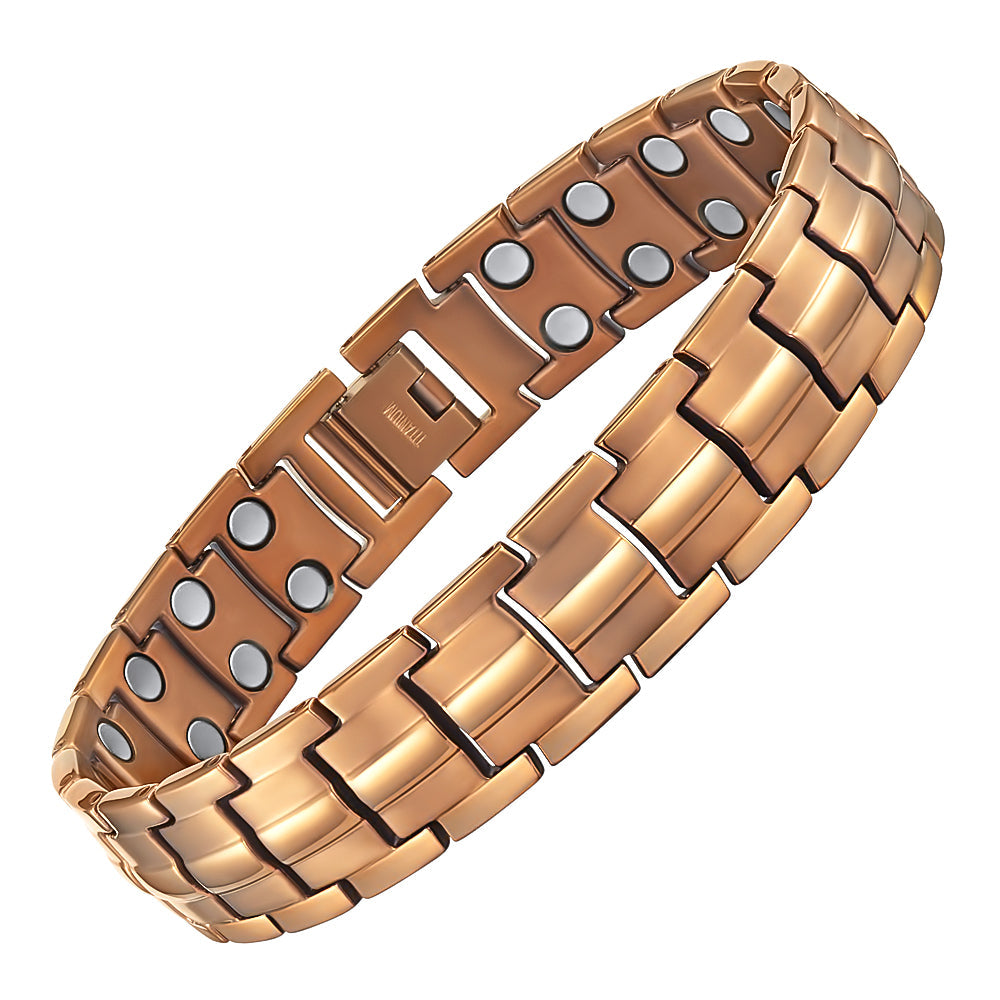 Mens Double Row Magnetic Bracelet Size Adjustable By Willis Judd