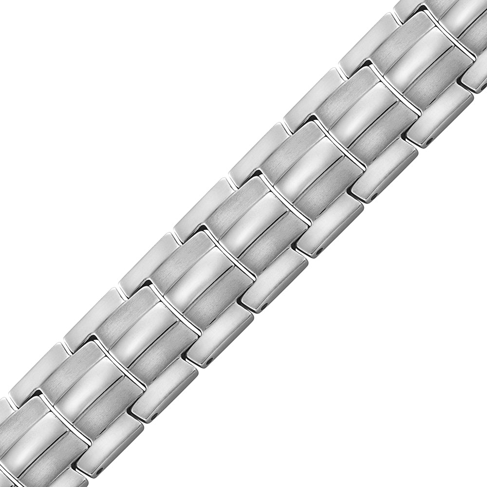 Mens Double Row Magnetic Bracelet Size Adjustable By Willis Judd