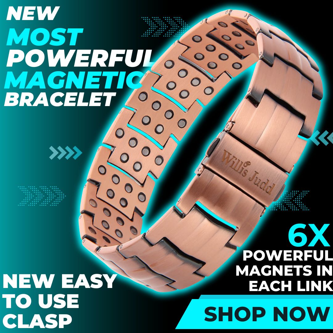 Strongest Copper Magnetic Bracelet For Men - New 2024 Model