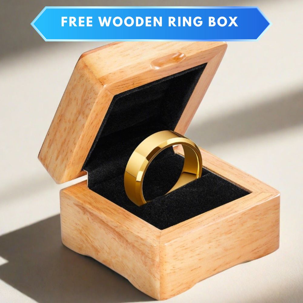 Mens Tungsten Band Ring 8mm