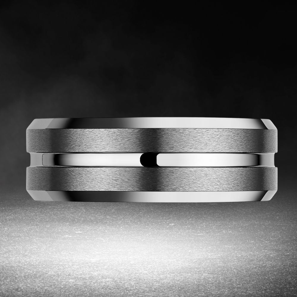 Mens Tungsten Ring 8mm
