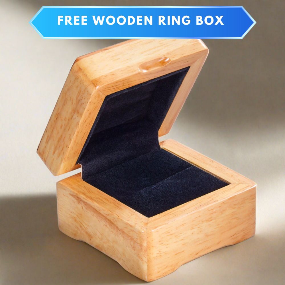 Tungsten Angle Etched Ring 8mm