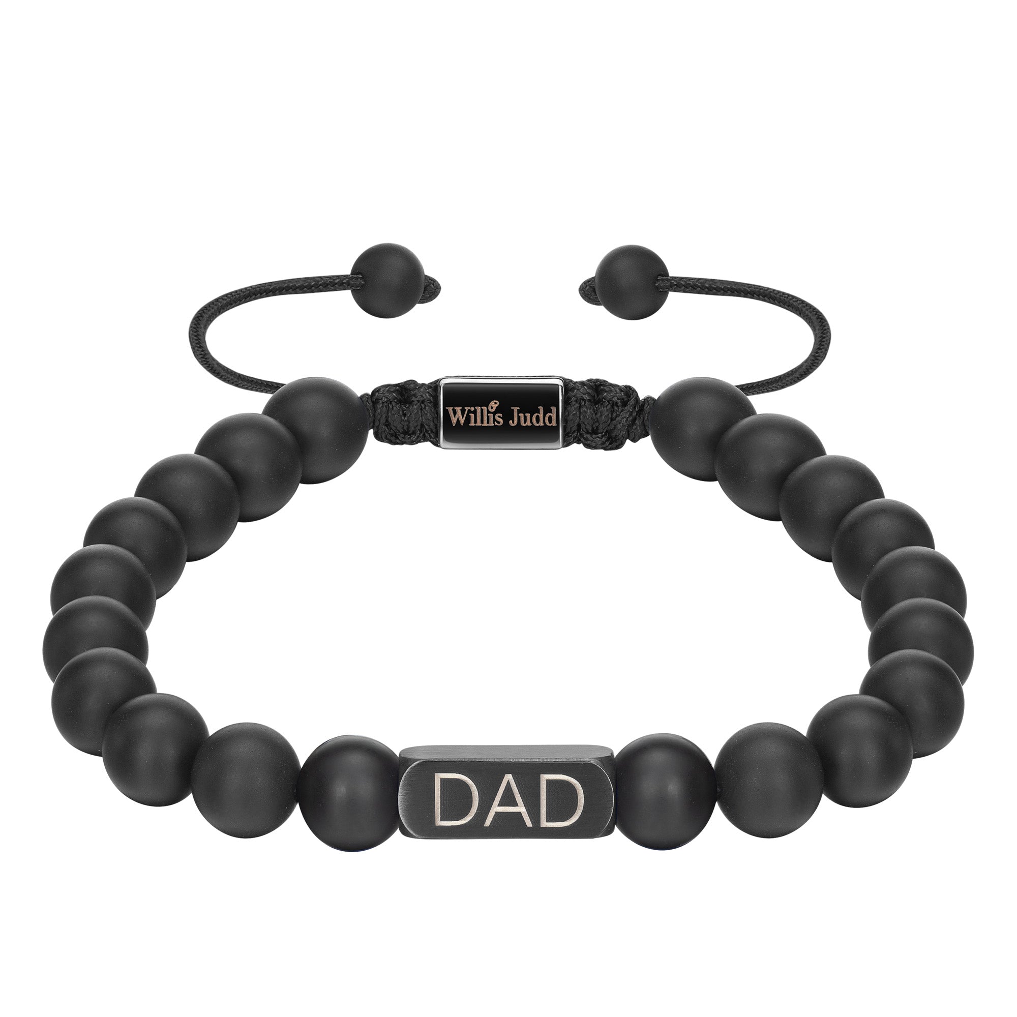 black onyx stone bracelet for dad