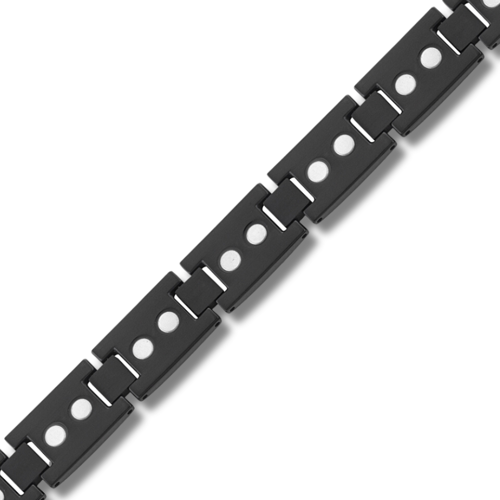 Mens Double Row Magnetic Bracelet Size Adjustable By Willis Judd