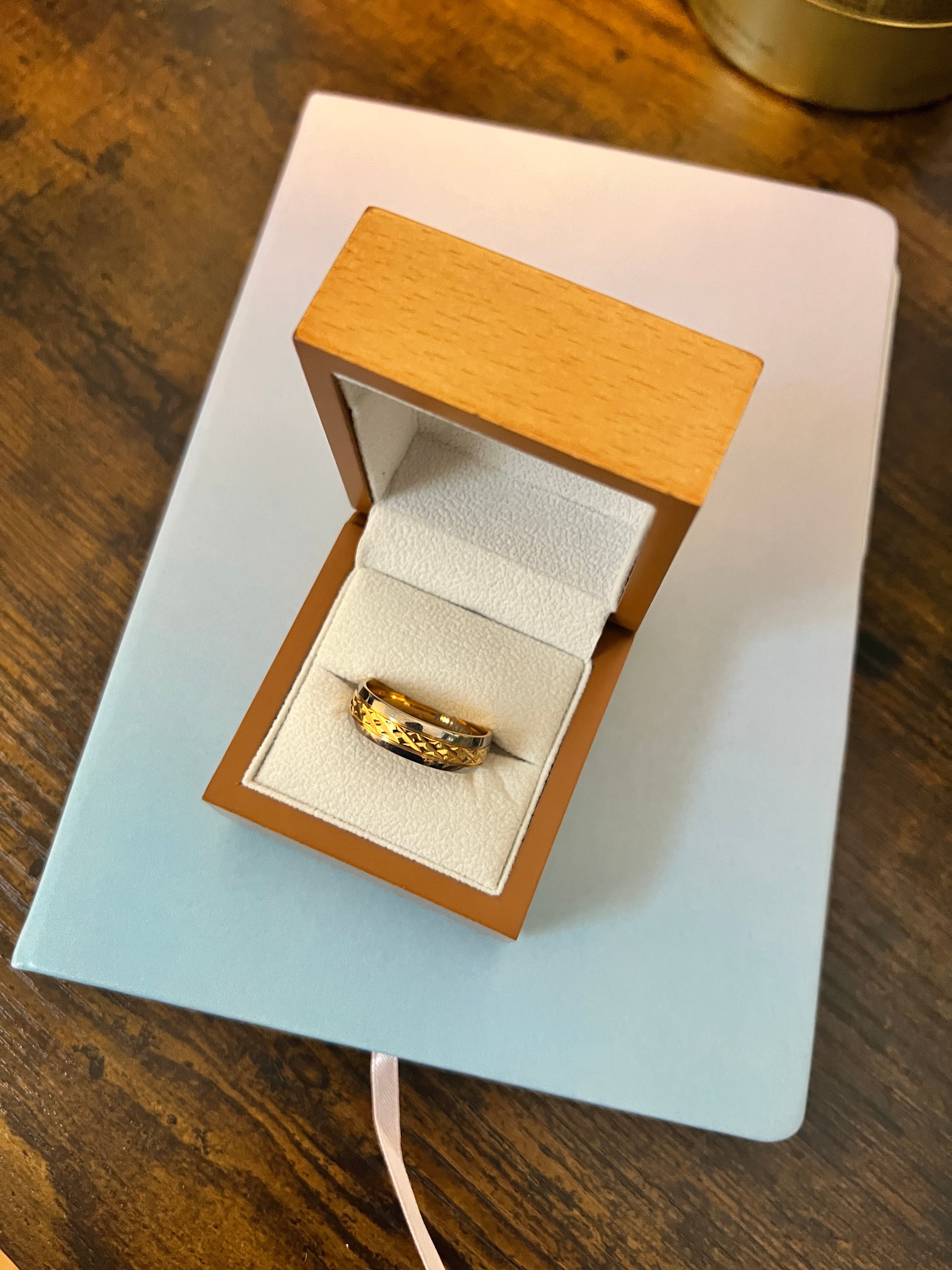 Mens 7mm Titanium Ring