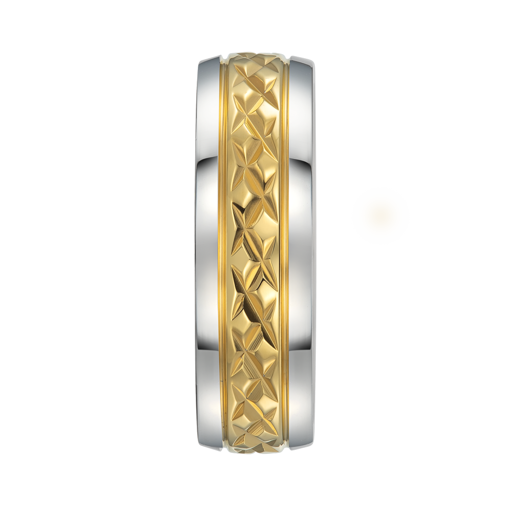 Mens Modern 7mm Titanium Ring