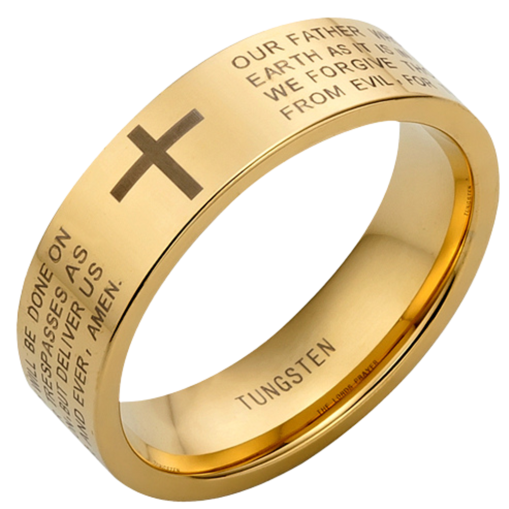 The lord's prayer mens ring online