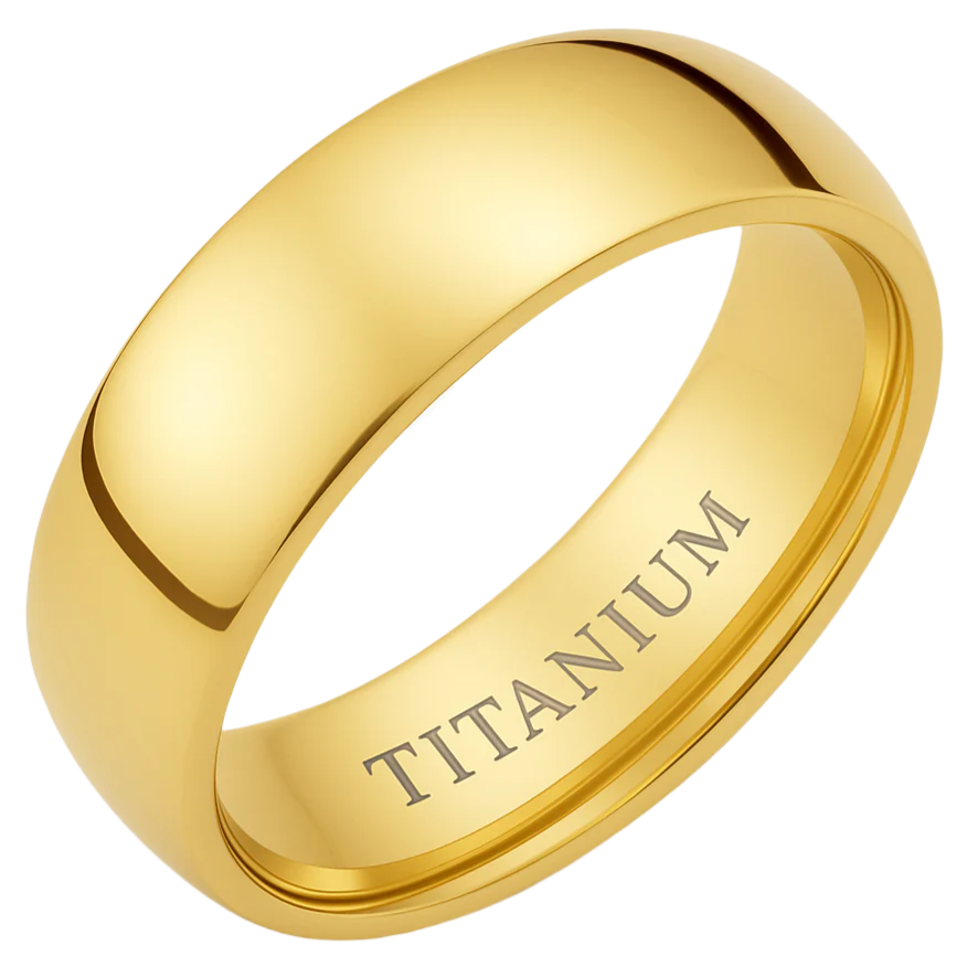 MENS GOLD BAND RING