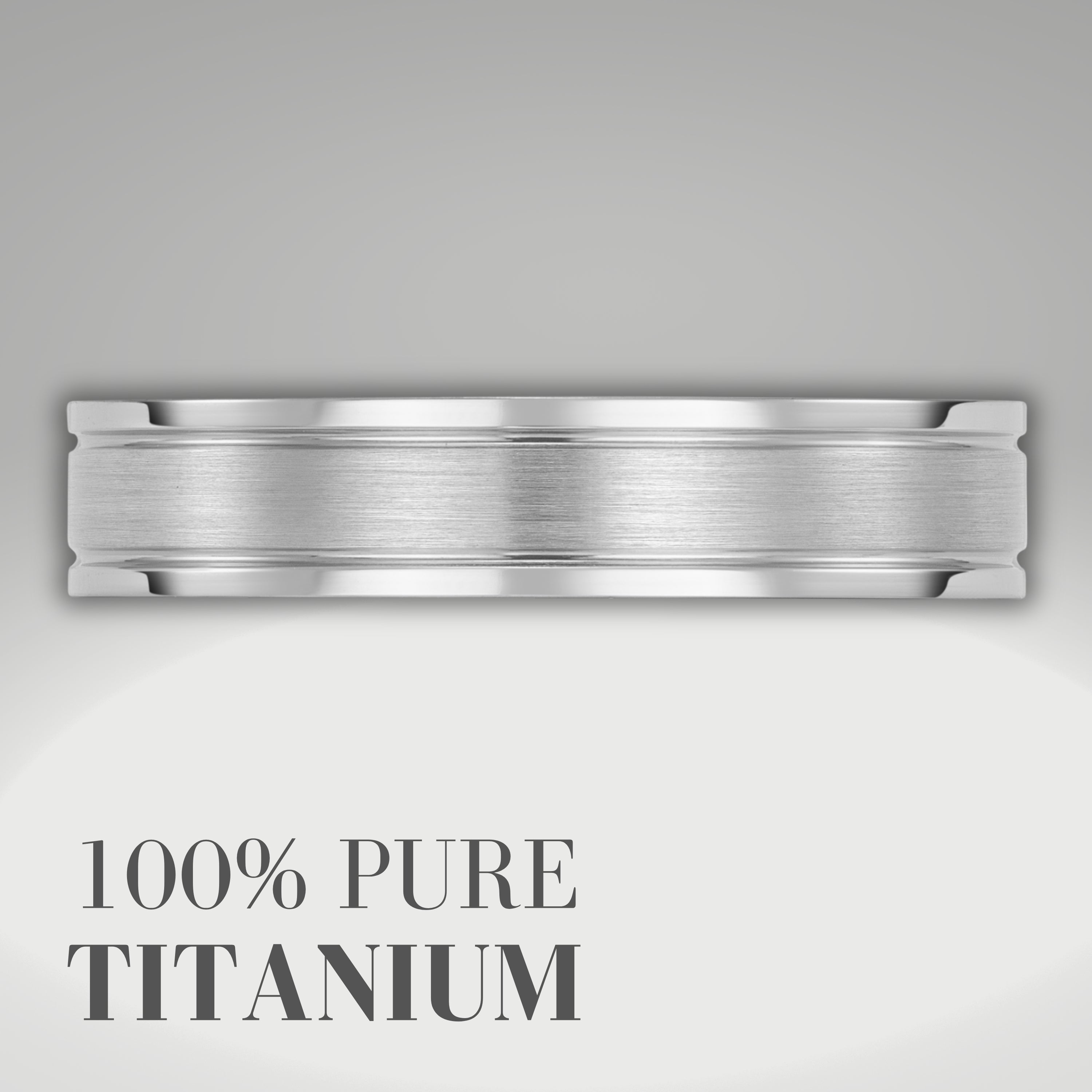 Willis Judd Mens Ring Engraved I love You Titanium Ring for Man In Wooden Gift Box 5mm Wedding Band Engagement Ring Comfort Fit