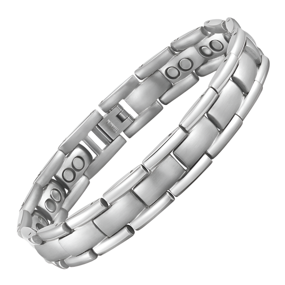 Mens Double Row Magnetic Bracelet Size Adjustable By Willis Judd