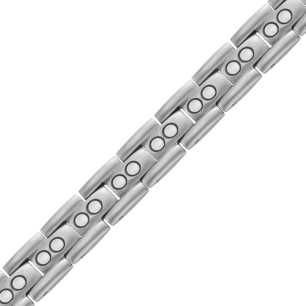 Mens Double Row Magnetic Bracelet Size Adjustable By Willis Judd