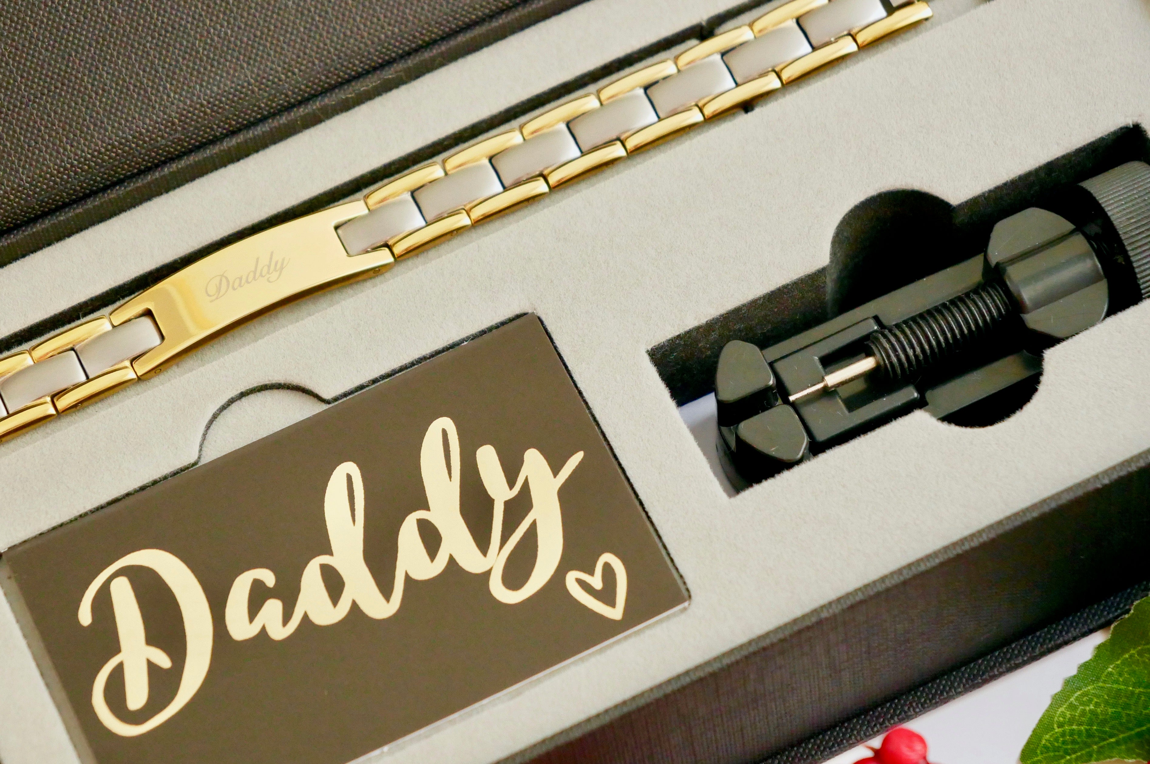 Men's  Love You Daddy Bracelet
