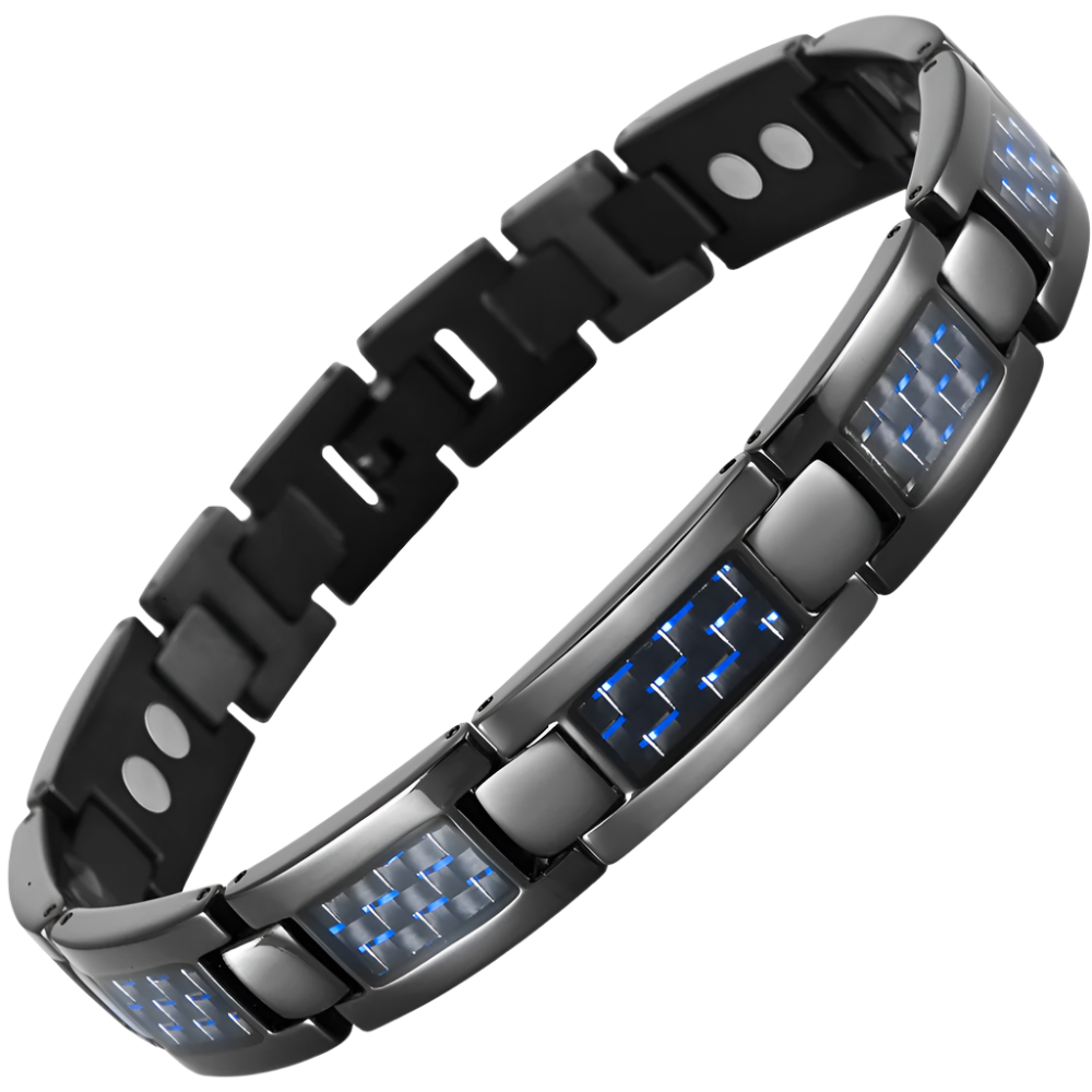 Mens Double Row Magnetic Bracelet Size Adjustable By Willis Judd