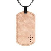 Mens Stainless Steel Black Carbon Fiber Pendant Necklace