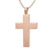 Mens Stainless Steel Black Carbon Fiber Pendant Necklace