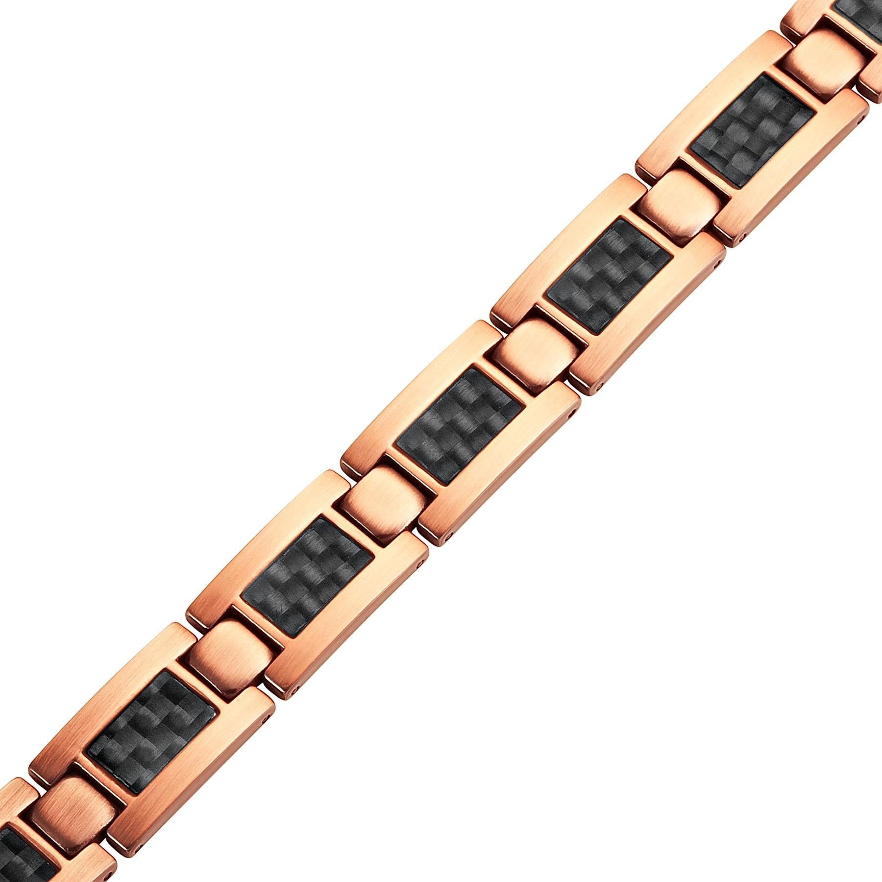 Mens Copper Magnetic Bracelet Double Row By Willis Judd