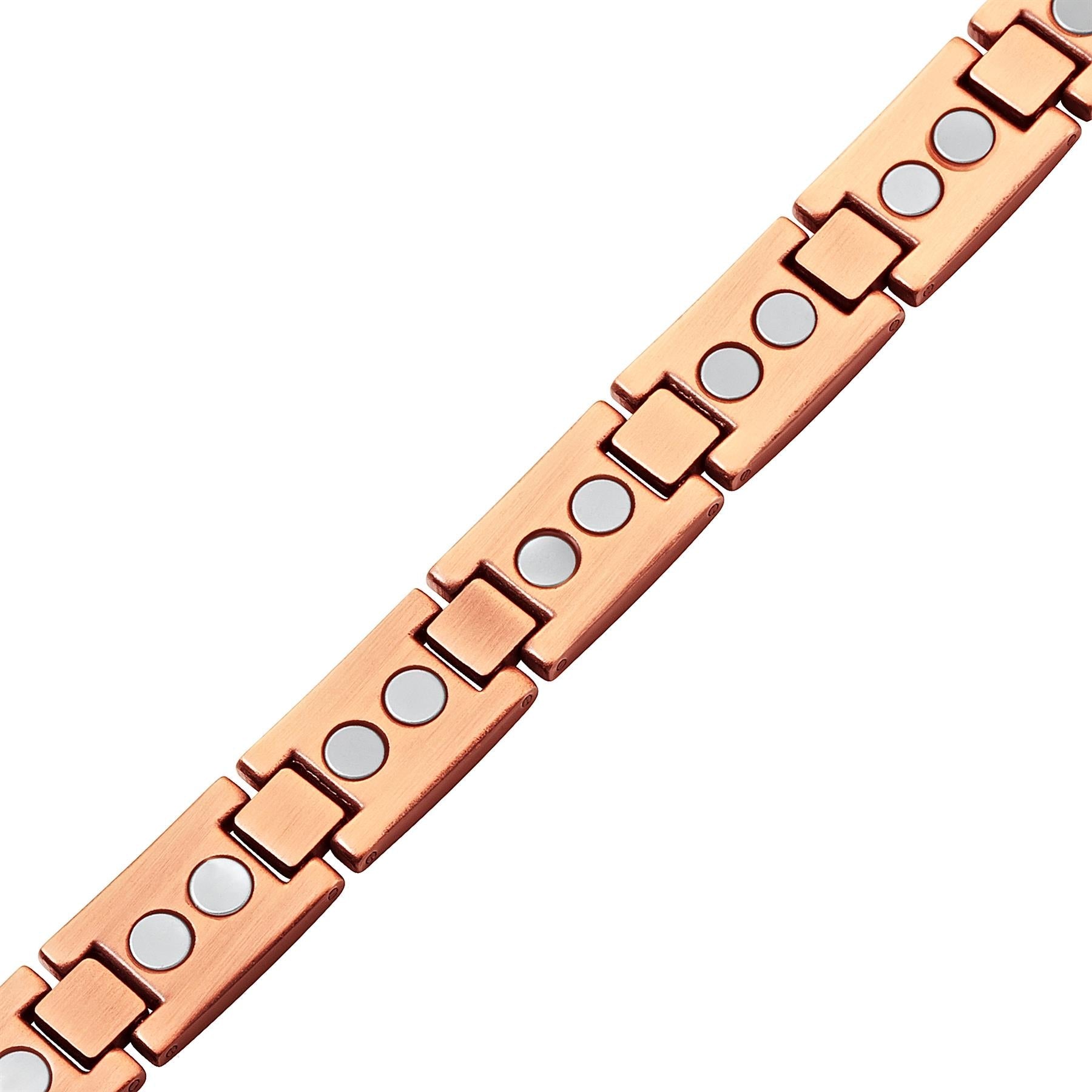 Mens Copper Magnetic Bracelet Double Row By Willis Judd