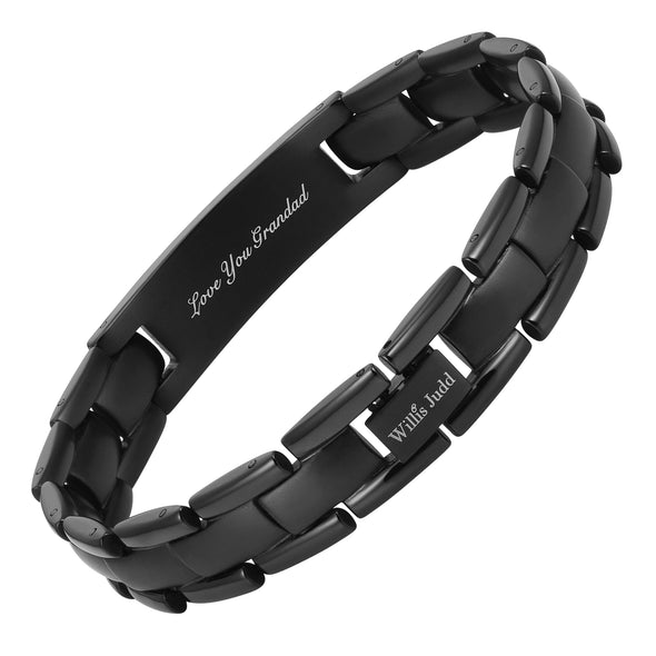 Grandad Bracelet Engraved Love You Grandad by Willis Judd