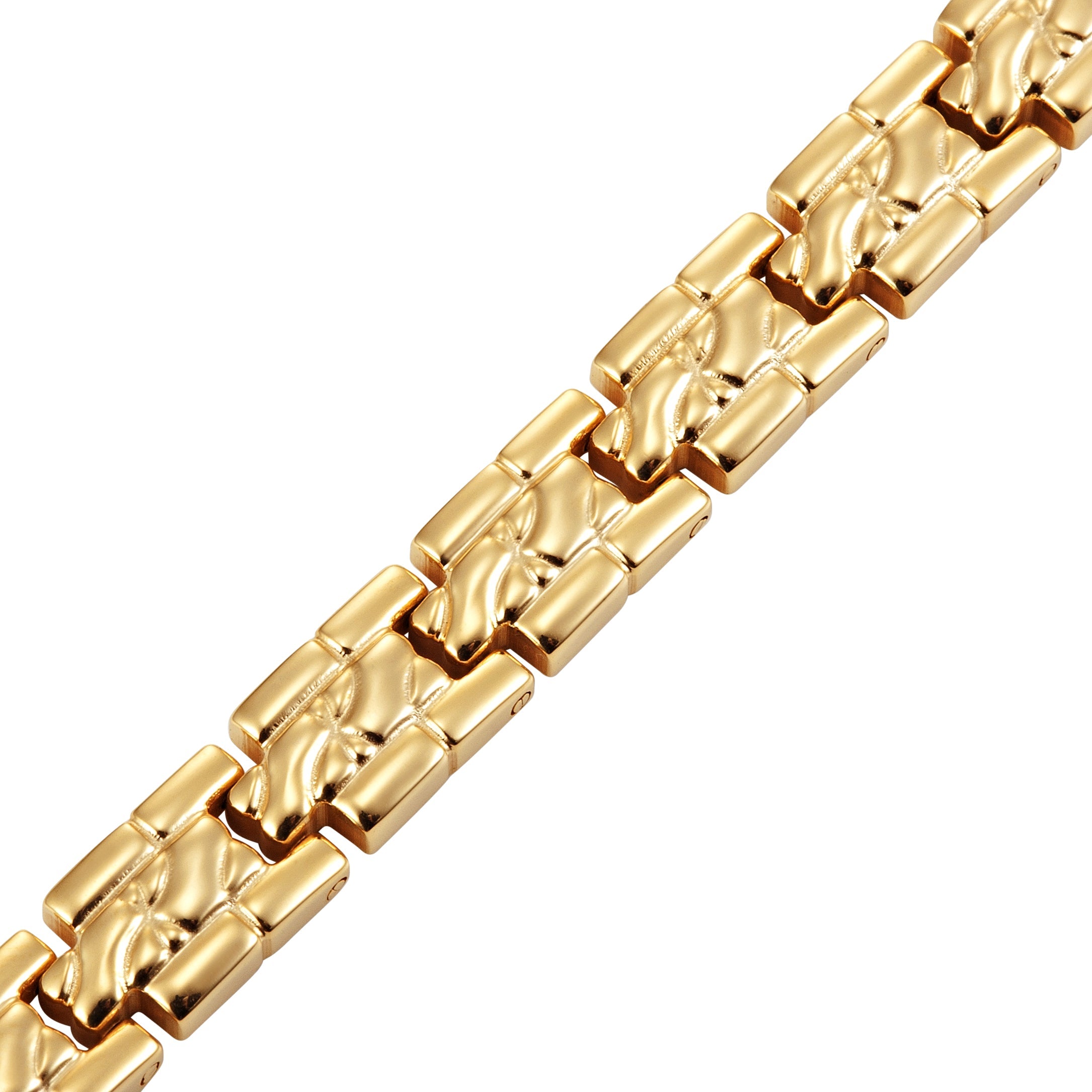 Ladies Magnetic Bracelet, Gold Tone Size Adjustable By Willis Judd
