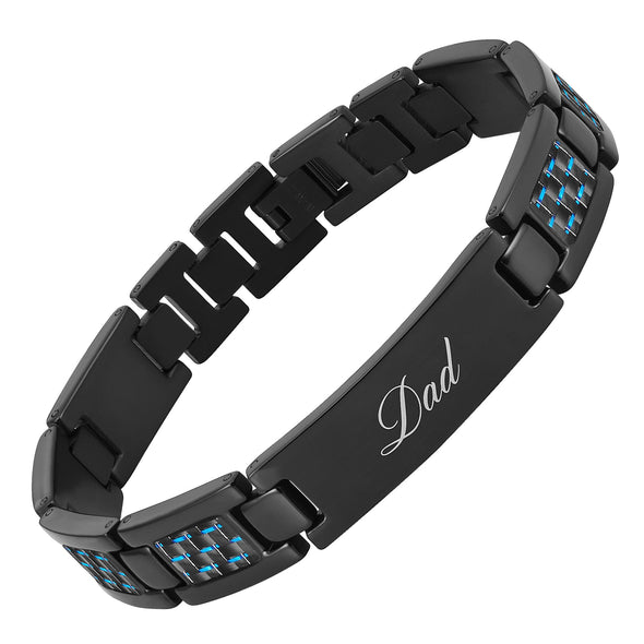 Mens Best Dad Ever Bracelet Christmas Gifts For Dad