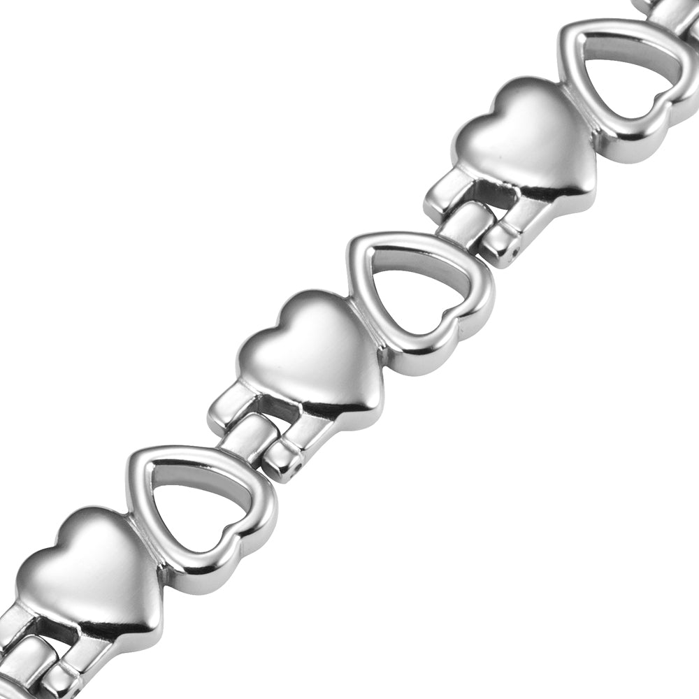 Ladies Love Heart Bracelet Size Adjustable By Willis Judd
