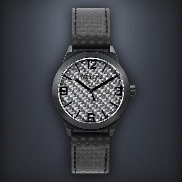 Black PVD with Graphite Carbon Fiber