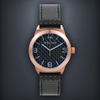 Rose Gold PVD with Blue Carbon Fiber